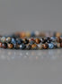2mm Pietersite Beads ‚Äì Tiny Faceted Round Natural Gemstone 15" Strand