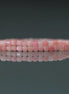 2mm Pink Angelite Cube Beads - Tiny Faceted Cube Natural Gemstone 15" Strand