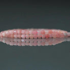 2mm Pink Angelite Cube Beads - Tiny Faceted Cube Natural Gemstone 15" Strand