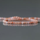 2mm Pink Aventurine Beads ‚Äì Tiny Faceted Round Natural Gemstone 15" Strand