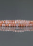 2mm Pink Aventurine Beads ‚Äì Tiny Faceted Round Natural Gemstone 15" Strand