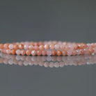 2mm Pink Aventurine Beads ‚Äì Tiny Faceted Round Natural Gemstone 15" Strand