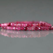 2mm Pink Rubellite Beads Tourmaline Faceted Beads 15