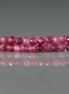 2mm Pink Rubellite Beads - Tiny Faceted Round Natural Gemstone 15" Strand