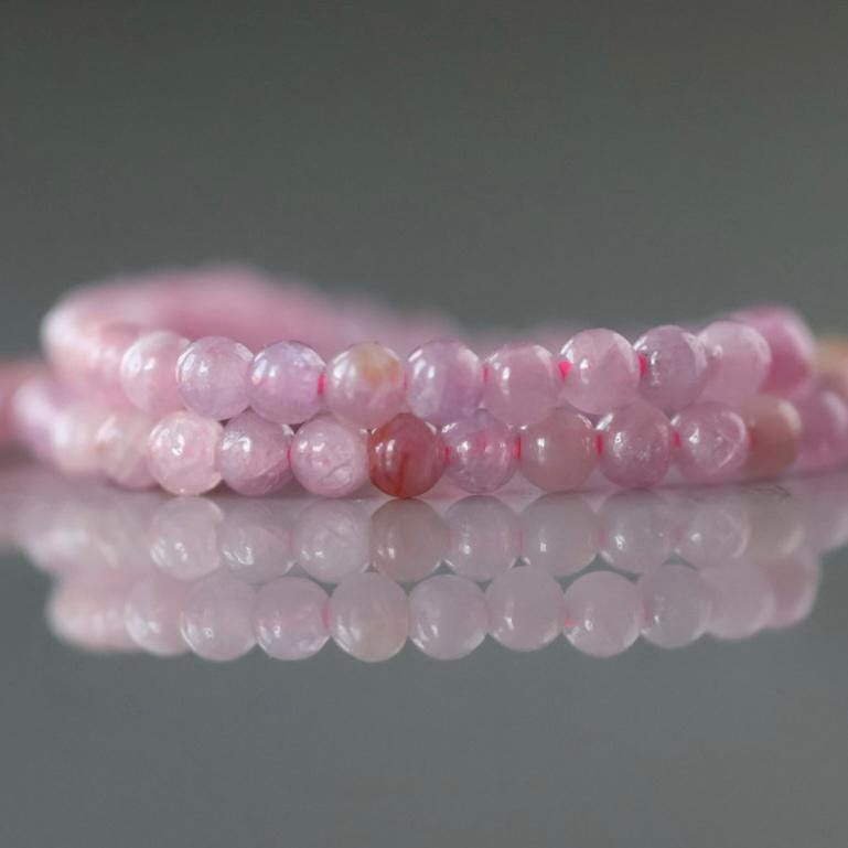 2mm Pink Ruby Beads ‚Äì Tiny Smooth Round Natural Gemstone 15" Strand
