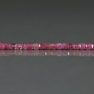 2mm Pink Tourmaline Cube Beads - Tiny Cube Natural Gemstone 15" Strand