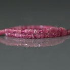 2mm Pink Tourmaline Cube Beads - Tiny Cube Natural Gemstone 15" Strand
