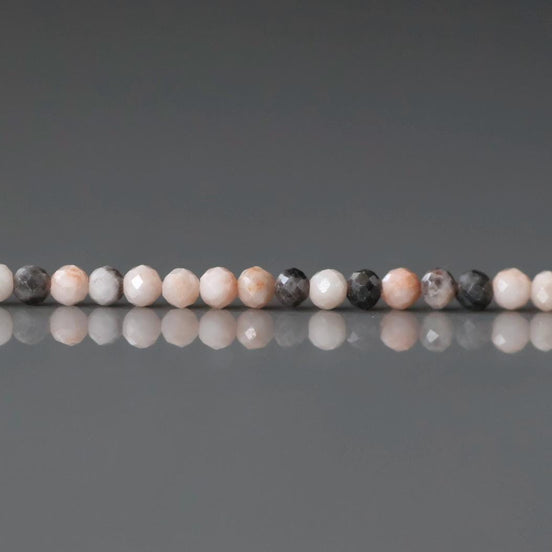 2mm Pink Zebra Jasper Beads Genuine Small Jasper Beads Tiny 15" Gemstone Beads for Jewelry Making Crafter Beading Gift Seed Beads