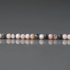 2mm Pink Zebra Jasper Beads - Tiny Round Faceted Natural Gemstone 15" Strand