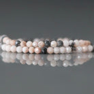 2mm Pink Zebra Jasper Beads - Tiny Round Faceted Natural Gemstone 15" Strand