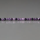 2mm Purple Fluorite Beads - Tiny Faceted Round Natural Gemstone 15" Strand