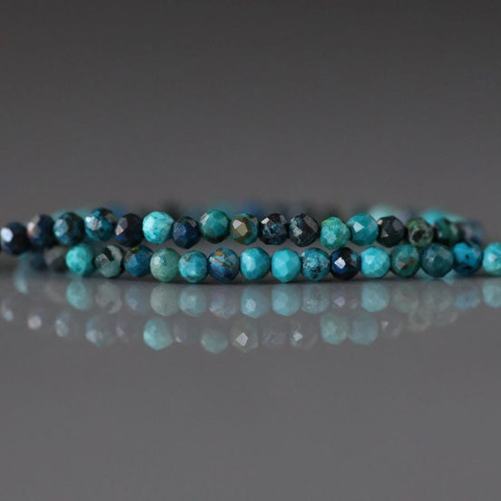 2mm Quantum Quattro Beads – Tiny Faceted Round Natural Gemstone 15" Strand