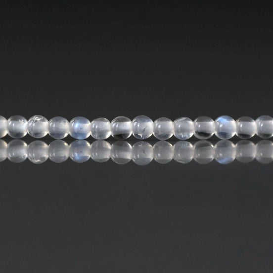 2mm Rainbow Moonstone Smooth Beads 15" Moonstone Gemstone Beads Beading Crafter Gift June Birthstone DIY Jewelry Fertility Stone