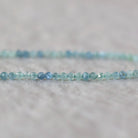 2mm Rare Blue Mint Green Kyanite Beads Faceted Round Natural Gemstone for DIY Jewelry Making Beading Supplies