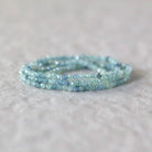 2mm Rare Blue Mint Green Kyanite Beads Faceted Round Natural Gemstone for DIY Jewelry Making Beading Supplies