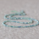 2mm Rare Blue Mint Green Kyanite Beads Faceted Round Natural Gemstone for DIY Jewelry Making Beading Supplies