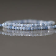 1.9mm 2mm Oregon Owyhee Blue Opal Cube Beads Strand 7