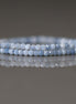 2mm Rare Oregon Owyhee Blue Opal Cube Beads 7" - Tiny Natural Gemstone