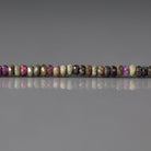 2mm Rare Stichtite Atlantasite Faceted Beads 7” Purple Green Genuine Gemstone Beads Serpentine for Jewelry Making Beading Craft Gift Beads