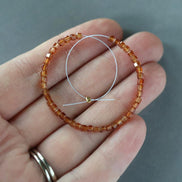 2mm Rare Topazolite Garnet Cube Beads Yellow Garnet Strand 4