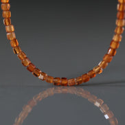 2mm Rare Topazolite Garnet Cube Beads Yellow Garnet Strand 4