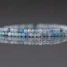 2mm Rare Trolleite Beads ‚Äì Tiny Faceted Round Natural Gemstone 15" Strand
