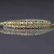 2mm Rare Yellow Apatite Faceted Beads 7
