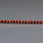 2mm Red Jasper Beads Micro Faceted Genuine Small Red Jasper Beads 15