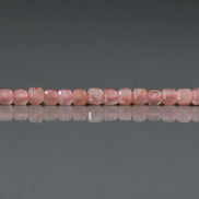 2mm Rhodochrosite Cube Beads - Tiny Cube Natural Gemstone 15