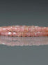 2mm Rhodochrosite Cube Beads - Tiny Cube Natural Gemstone 15" Strand
