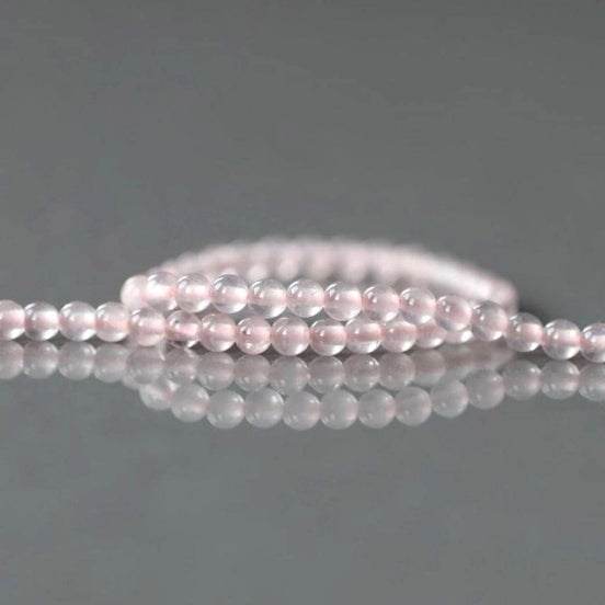 2mm AAA Rose Quartz Smooth Beads 15" Pale Pink Genuine Gemstone Beads for Jewelry Making Beading Craft Gift Beads