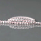 2mm Rose Quartz Beads ‚Äì Tiny Smooth Round Natural Gemstone 15" Strand