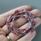 2mm Ruby Beads Cube Faceted Beads 7" Strand Natural Ruby Cubes Gemstone Beads Beading Crafter Gift July Birthstone DIY Jewelry