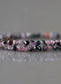 2mm Ruby with Black Matrix Beads ‚Äì Tiny Faceted Round Natural Gemstone 15" Strand