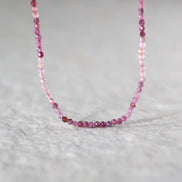 2mm Ruby Yellow Sapphire Faceted Beads Round Genuine Gemstone Tiny Beads 15” for DIY Jewelry Making Earring Supplies