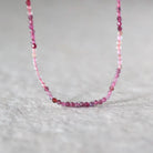 2mm Ruby Yellow Sapphire Faceted Beads Round Genuine Gemstone Tiny Beads 15” for DIY Jewelry Making Earring Supplies