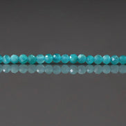 2mm AAA Russian Amazonite Faceted Beads Round Strand 7