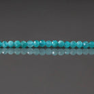 2mm Russian Amazonite Round Beads – Tiny Faceted Round Natural Gemstone