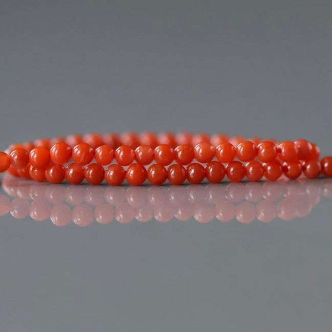 2mm Natural AAA Salmon Agate Smooth Beads 15" Genuine Gemstone Carnelian Beads Jewelry Making Beading Craft Gift Beads Self-Love Abundance