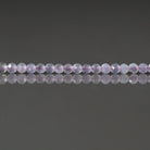 2mm Scorolite Lavender Quartz Beads – Tiny Faceted Round Natural Gemstone