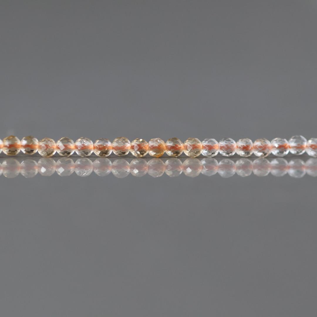 2mm Natural AAA Shaded Citrine Beads Micro Faceted 15" Genuine Gemstone Beads Jewelry Making Beading Craft Gift Beads November Birthstone
