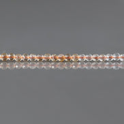 2mm Shaded Citrine Beads ‚Äì Tiny Faceted Round Natural Gemstone 15