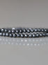 2mm Shungite Beads ‚Äì Tiny Faceted Round Natural Gemstone 15" Strand