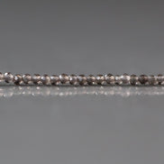 2mm AAA Smoky Quartz Micro Faceted Beads Genuine Beads 15