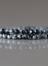 2mm Snowflake Obsidian Beads ‚Äì Tiny Smooth Round Natural Gemstone 15" Strand