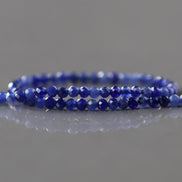 2mm Sodalite Beads – Tiny Faceted Round Natural Gemstone 15