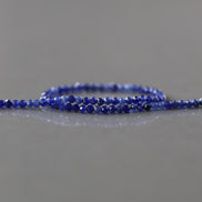 2mm Sodalite Beads – Tiny Faceted Round Natural Gemstone 15