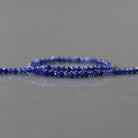 2mm Sodalite Beads ‚Äì Tiny Faceted Round Natural Gemstone 15" Strand