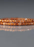 2mm Spessartine Garnet Beads - Tiny Faceted Round Natural Gemstone 15" Strand
