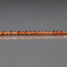 2mm Spessartine Garnet Beads - Tiny Faceted Round Natural Gemstone 15" Strand